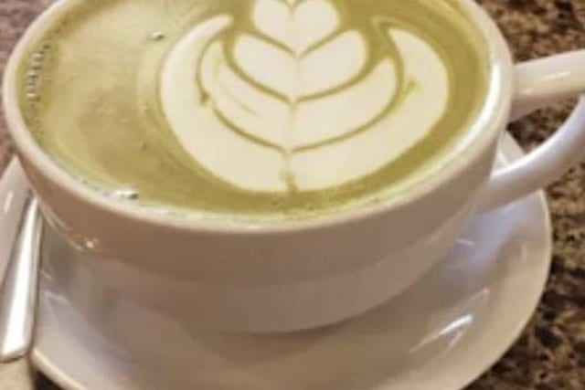 Iced Matcha Latte.